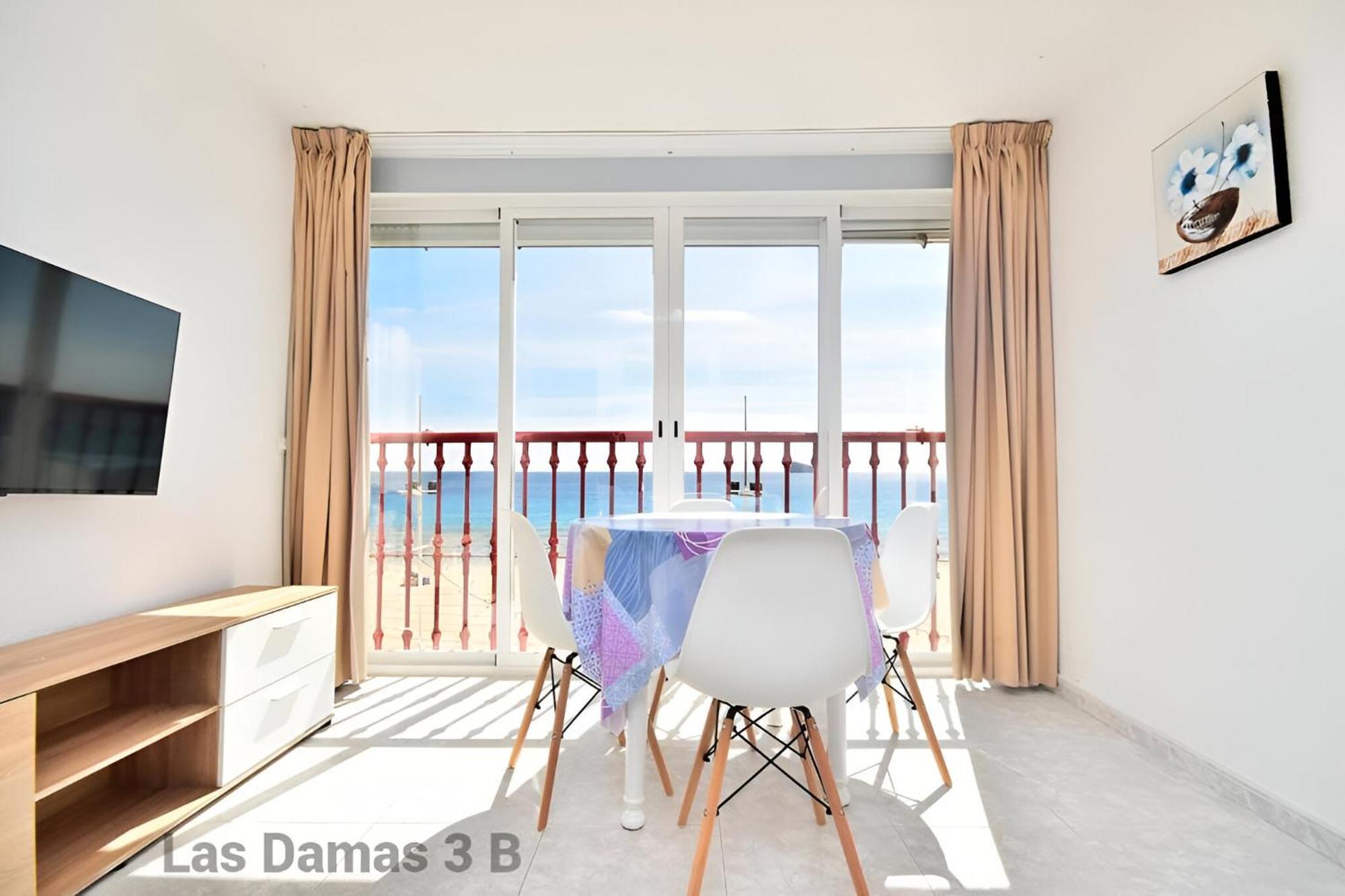 Las Damas 3B Beach Front - Pool & Parking Benidorm Eksteriør bilde