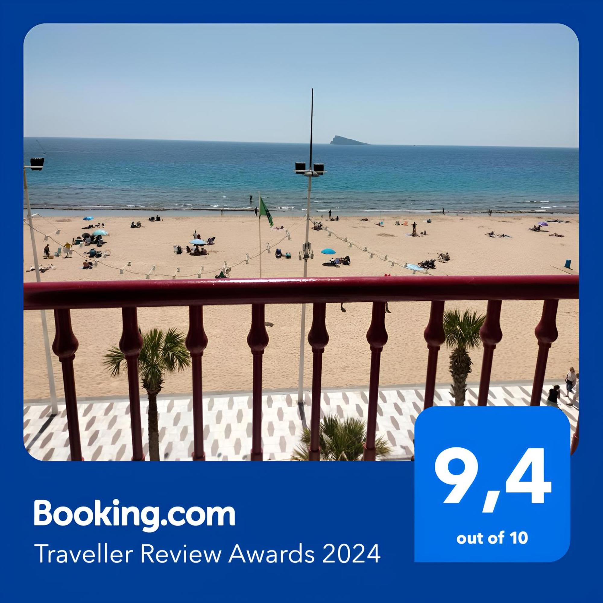 Las Damas 3B Beach Front - Pool & Parking Benidorm Eksteriør bilde