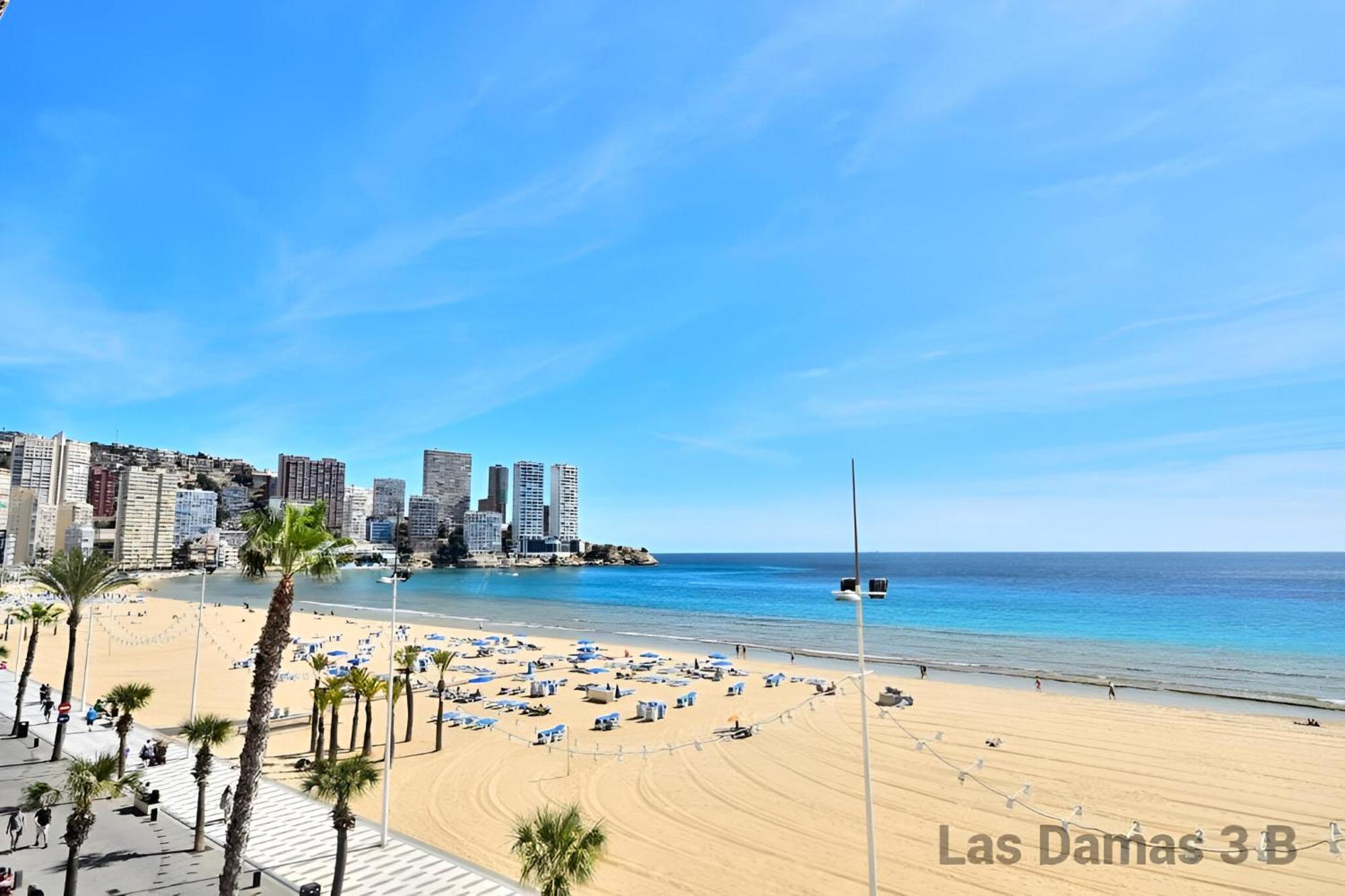 Las Damas 3B Beach Front - Pool & Parking Benidorm Eksteriør bilde
