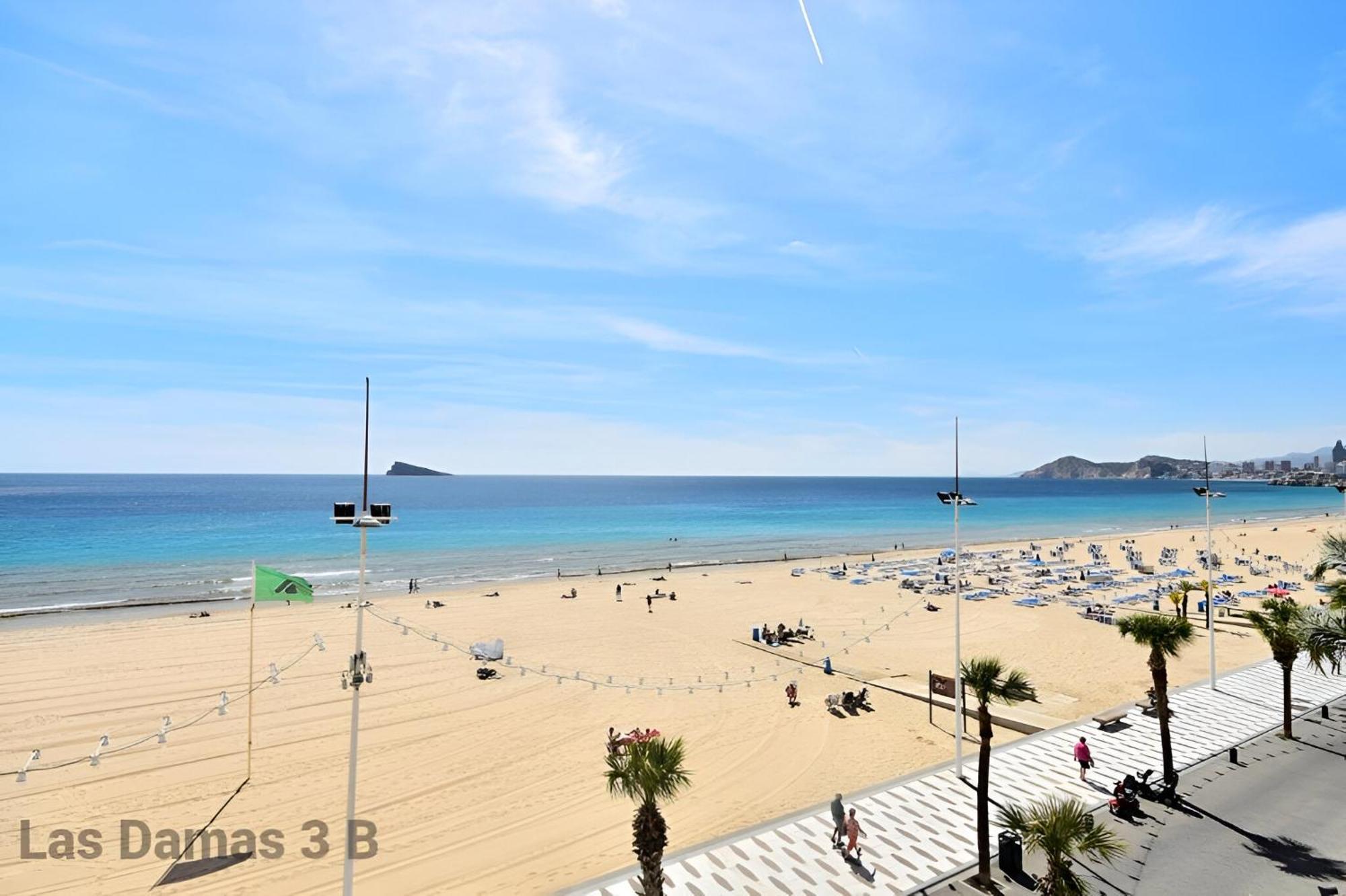Las Damas 3B Beach Front - Pool & Parking Benidorm Eksteriør bilde
